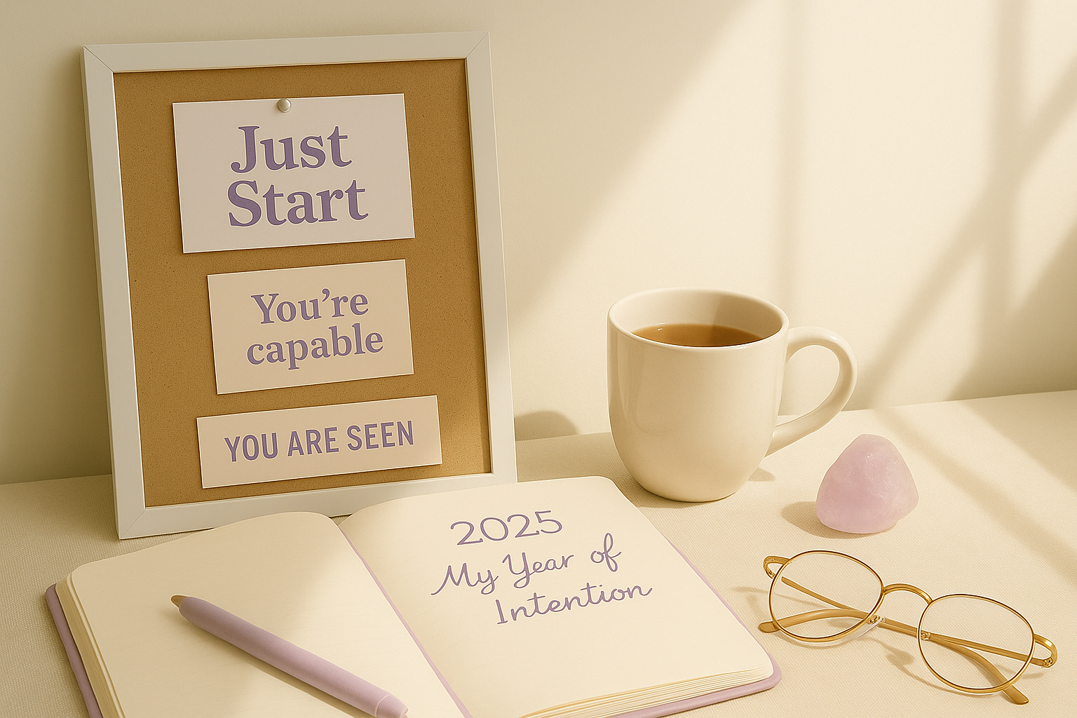 Just Start - You're capable - You are seen motivation