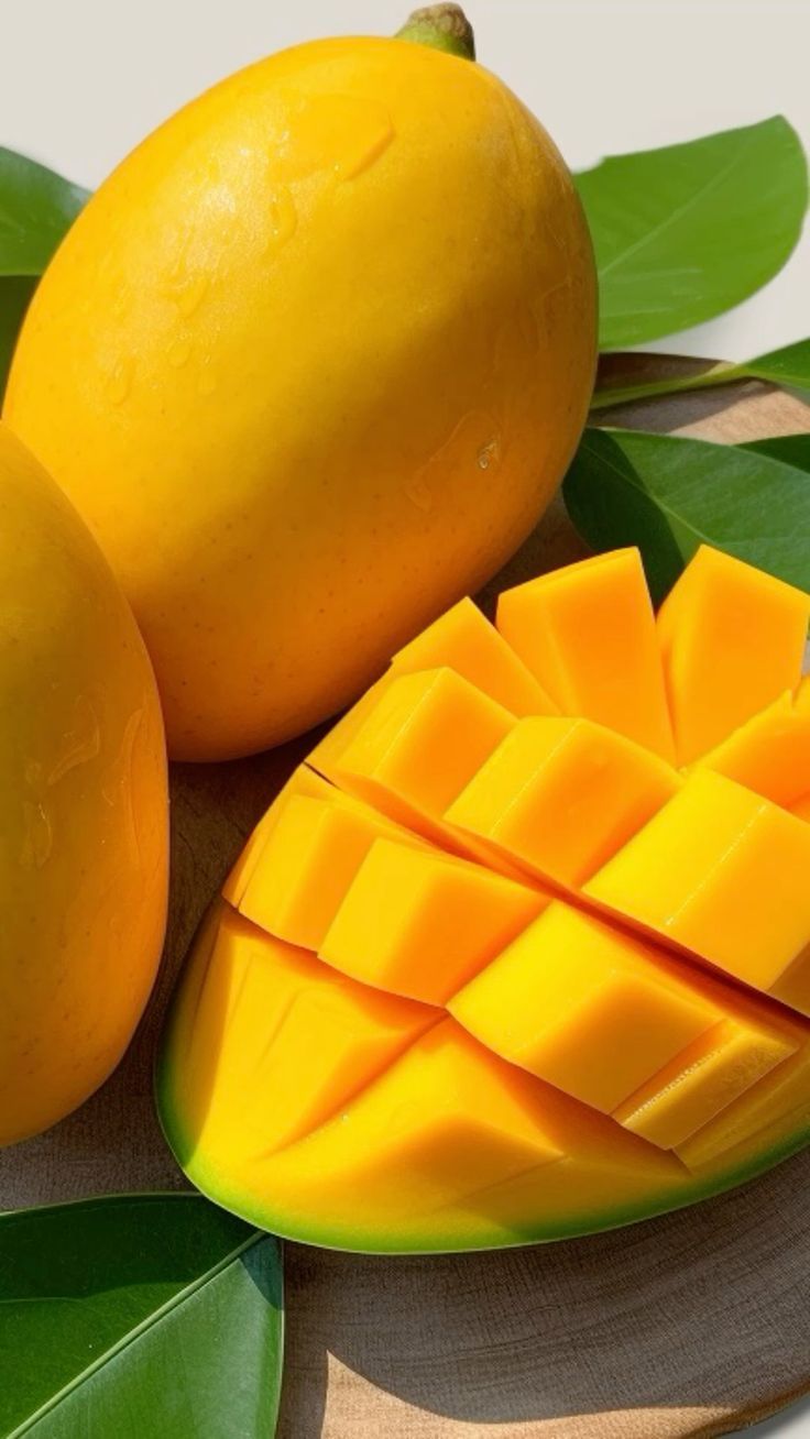 Fresh mango rich in beta-carotene