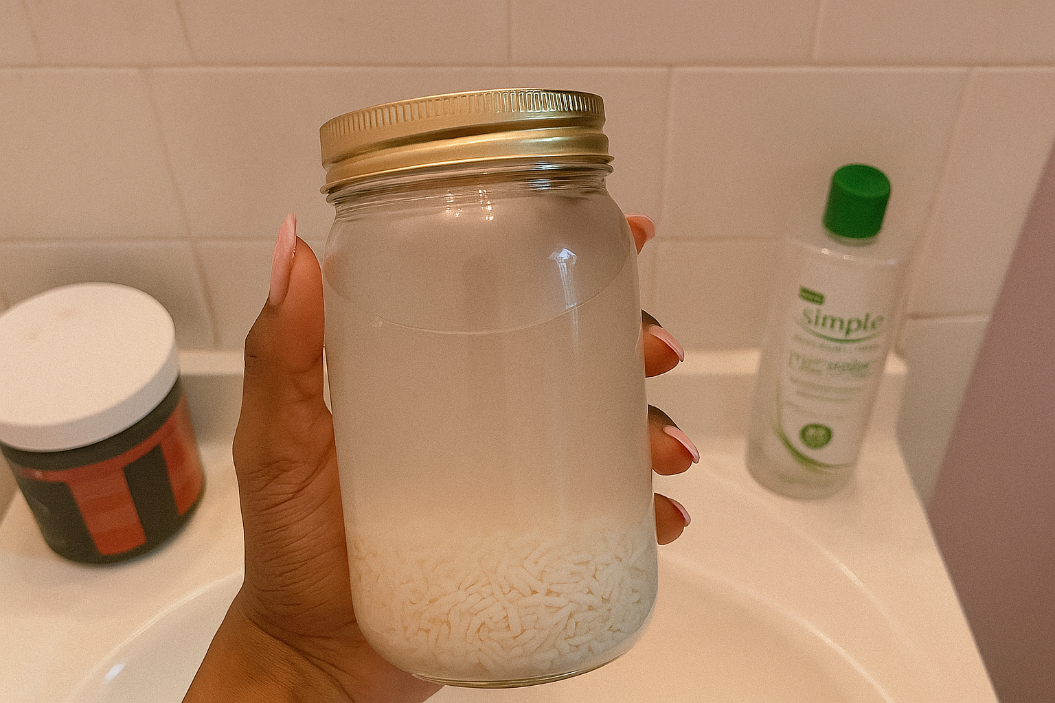 Rice water preparation process